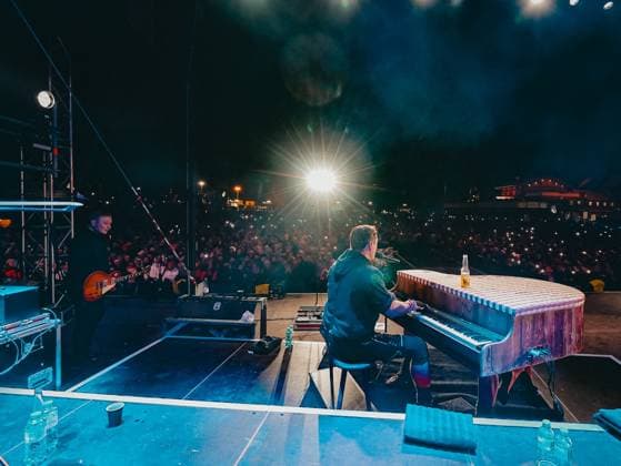 06 12 2025, Flachau, AUT, On the road in Salzburg, Ski Opening 2025, DAY 1, Andreas Gabalier, concert, in the picture Andreas Gabalier,