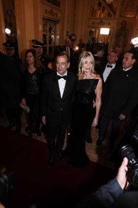 Milan, Guests arrive at the 2025 La Scala Premiere with Shostakovich s opera A Lady Macbeth of the Mtsensk District at Teatro alla Scala. Pictured: Giuseppe Sala (Mayor of Milan), Chiara Bazoli  Copyright: xAlessandroxBremecx xipa-agency.netx xx IPA_Agency_IPA68888553