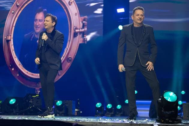 Schlager Night of the Year 2025 Fantasy Martin Hein aka Martin Marcell and Fredi Malinowski aka Freddy Maerz at the Schlager Night of the Year 2025 on 06 12 2025 in the Festhalle Frankfurt Frankfurt Festhalle Hessen