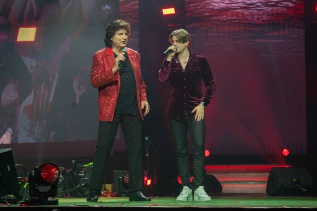 Schlager Night of the Year 2025 Olaf der Flipper and Vincent Gross at the Schlager Night of the Year 2025 on 06 12 2025 in the Festhalle Frankfurt Frankfurt Festhalle Hessen