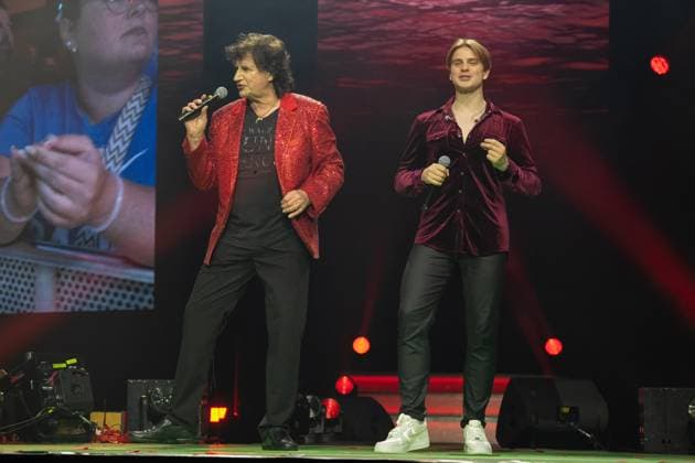Schlager Night of the Year 2025 Olaf der Flipper and Vincent Gross at the Schlager Night of the Year 2025 on 06 12 2025 in the Festhalle Frankfurt Frankfurt Festhalle Hessen
