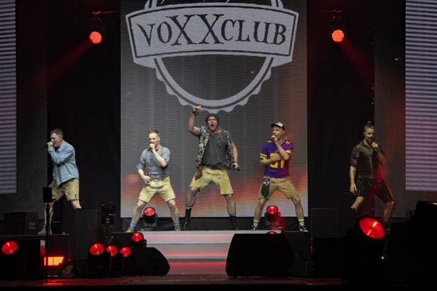 Schlager Night of the Year 2025 VOXXCLUB at the Schlager Night of the Year 2025 on 06 12 2025 in the Festhalle Frankfurt Frankfurt Festhalle Hessen