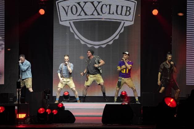 Schlager Night of the Year 2025 VOXXCLUB at the Schlager Night of the Year 2025 on 06 12 2025 in the Festhalle Frankfurt Frankfurt Festhalle Hessen