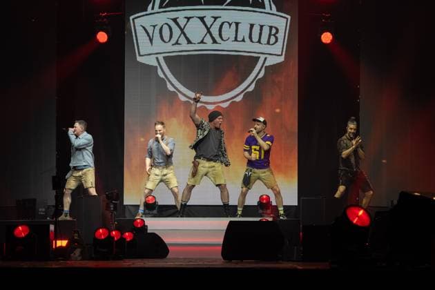 Schlager Night of the Year 2025 VOXXCLUB at the Schlager Night of the Year 2025 on 06 12 2025 in the Festhalle Frankfurt Frankfurt Festhalle Hessen
