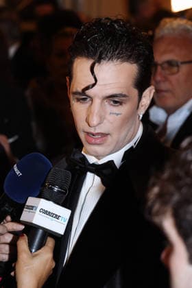 Milan, Guests arrive at the 2025 La Scala Premiere with Shostakovich s opera A Lady Macbeth of the Mtsensk District at Teatro alla Scala. Pictured: Achille Lauro (Italian singer)  Copyright: xAlessandroxBremecx xipa-agency.netx xx IPA_Agency_IPA68888145