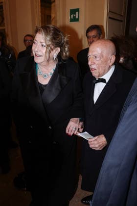 Milan, Guests arrive at the 2025 La Scala Premiere with Shostakovich s opera A Lady Macbeth of the Mtsensk District at Teatro alla Scala. Pictured: Diana Bracco (President and CEO of Bracco), Fedele Confalonieri (President of Mediaset)  Copyright: xAlessandroxBremecx xipa-agency.netx xx IPA_Agency_IPA68888697
