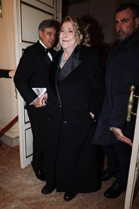 Milan, Guests arrive at the 2025 La Scala Premiere with Shostakovich s opera A Lady Macbeth of the Mtsensk District at Teatro alla Scala. Pictured: Diana Bracco (President and CEO of Bracco)  Copyright: xAlessandroxBremecx xipa-agency.netx xx IPA_Agency_IPA68888705