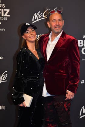 Tom Lehel with wife Dany McDonalds Benefit Gala McDonalds Childrens Aid Foundation Eisbach Studios Munich 06 December 2025