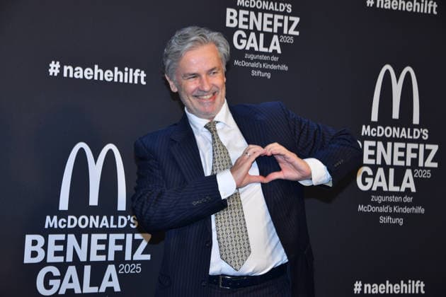 Timothy Peach McDonalds Benefit Gala McDonalds Childrens Aid Foundation Eisbach Studios Munich 06 December 2025