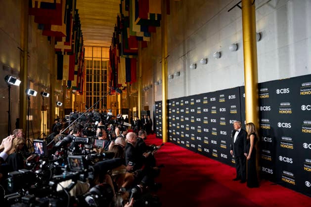 President Donald Trump and First Lady Melania Trump arrive on the red carpet for the 48th annual Kennedy Center Honors at the Kennedy Center in Washington DC on Sunday, December 7, 2025. President Donald Trump will host this year s event, which honors songwriter George Strait, actors Michael Crawford and Sylvester Stallone, singer Gloria Gaynor, and the rock band Kiss.  WAP20251207511 BONNIExCASH