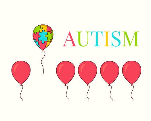 Autism Day Puzzle Balloons A vibrant poster celebrating World Autism Day with puzzle piece balloons symbolizing support and awareness. The balloons represent a hopeful escape, emphasizing the importance of recognizing and celebrating individuals with autism. Copyright: xnaumasx