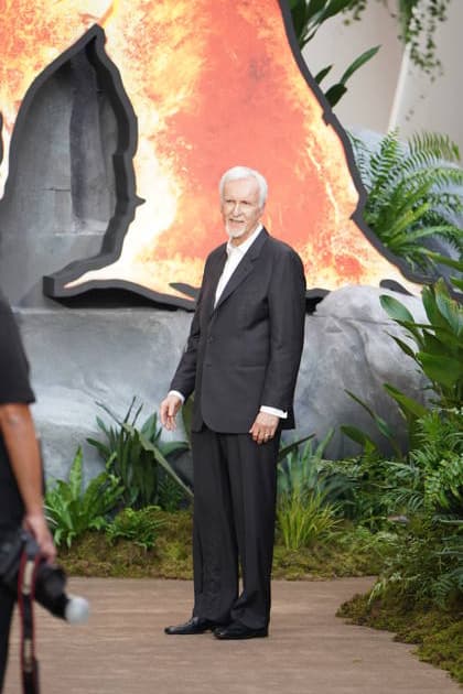 SANYA, CHINA - DECEMBER 08: Director James Cameron attends the China premiere of film Avatar: Fire and Ash on December 8, 2025 in Sanya, Hainan Province of China.  Copyright: xVCGx 111608409342