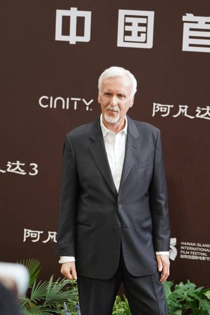 SANYA, CHINA - DECEMBER 08: Director James Cameron attends the China premiere of film Avatar: Fire and Ash on December 8, 2025 in Sanya, Hainan Province of China.  Copyright: xVCGx 111608409300