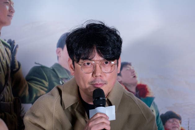 Choir of God film press conference SEOUL, SOUTH KOREA, DEC 08: South Korean actor Kang Seung-wan during Choir of God film press conference at the CGV in Seoul, South Korea, on December 08, 2025. Seoul the CGV South Korea 8243_285966 Copyright: xStevexChoxKyewoong PentaxPressx