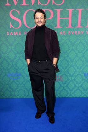 Kostja Ullmann at the premiere of the series Miss Sophie Same Procedure As Every Year Amazon Prime on 8 12 2025 at Claerchens Ballhaus in Berlin Miss Sophie series premiere in Berlin