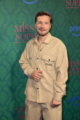 Jacob Matschenz at the premiere of the series Miss Sophie Same Procedure As Every Year Amazon Prime on 8 12 2025 at Claerchens Ballhaus in Berlin Miss Sophie series premiere in Berlin