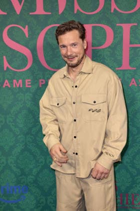 Jacob Matschenz at the premiere of the series Miss Sophie Same Procedure As Every Year Amazon Prime on 8 12 2025 at Claerchens Ballhaus in Berlin Miss Sophie series premiere in Berlin