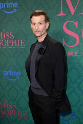 Christoph Schechinger at the premiere of the series Miss Sophie Same Procedure As Every Year Amazon Prime on 8 12 2025 at Claerchens Ballhaus in Berlin Miss Sophie series premiere in Berlin