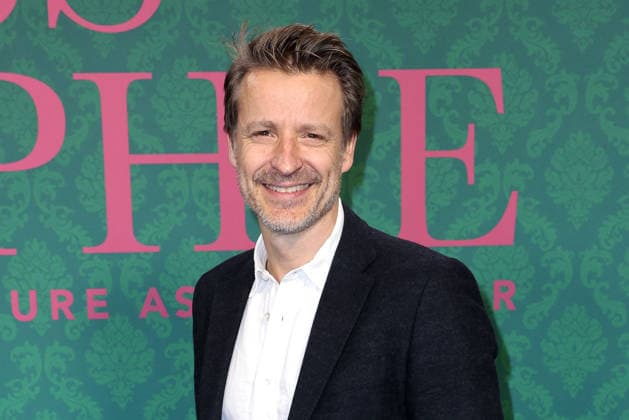 Max von Pufendorf at the premiere of the series Miss Sophie Same Procedure As Every Year Amazon Prime on 8 12 2025 at Claerchens Ballhaus in Berlin Miss Sophie series premiere in Berlin