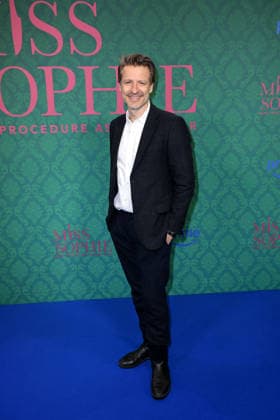 Max von Pufendorf at the premiere of the series Miss Sophie Same Procedure As Every Year Amazon Prime on 8 12 2025 at Claerchens Ballhaus in Berlin Miss Sophie series premiere in Berlin
