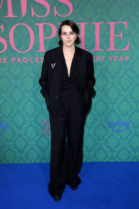 Lilly Marie Vogler at the premiere of the series Miss Sophie Same Procedure As Every Year Amazon Prime on 8 12 2025 at Claerchens Ballhaus in Berlin Miss Sophie series premiere in Berlin