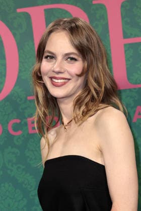 Alicia von Rittberg at the premiere of the series Miss Sophie Same Procedure As Every Year Amazon Prime on 8 12 2025 at Claerchens Ballhaus in Berlin Miss Sophie series premiere in Berlin