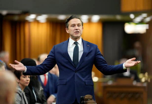 December 8, 2025, Ottawa, On, Canada: Conservative Leader Pierre Poilievre rises during Question Period on Parliament Hill in Ottawa, Monday, Dec. 8, 2025. Ottawa Canada  - ZUMAc35_ 20251208_zaf_c35_064 Copyright: xAdrianxWyldx