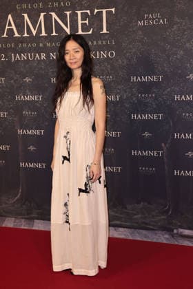 Director Chloe Zhao at the Hamnet cinema premiere on 8 12 2025 at the Delphi Filmpalast in Berlin Hamnet film premiere in Berlin