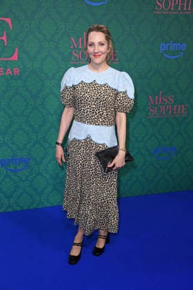Nikola Kastner at the premiere of the Prime Video series MISS SOPHIE SAME PROCEDURE AS EVERY YEAR at Clärchens Ballhaus in Berlin on 08 12 2025
