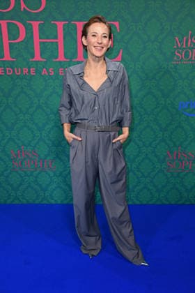 Jeannine Michaelsen at the premiere of the Prime Video series MISS SOPHIE SAME PROCEDURE AS EVERY YEAR at Clärchens Ballhaus in Berlin on 08 12 2025