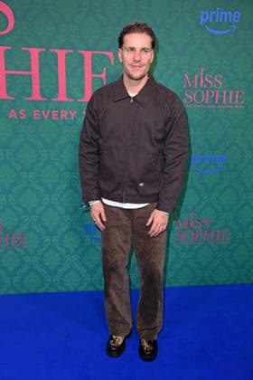 Felix Stein at the premiere of the Prime Video series MISS SOPHIE SAME PROCEDURE AS EVERY YEAR at Clärchens Ballhaus in Berlin on 08 12 2025