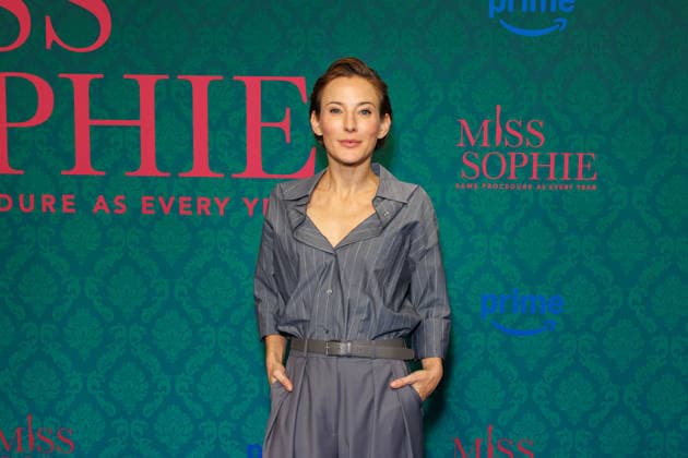 Amazon Premiere Miss Sophie Same Procedure As Every Year Jeannine Michaelsen at the premiere of the Amazon Prime series Miss Sophie Same Procedure As Every Year at Clärchens Ballhaus on 08 12 2025 in Berlin Copyright: xEventpressxKochanx