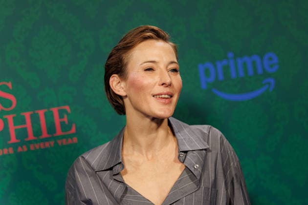 Amazon Premiere Miss Sophie Same Procedure As Every Year Jeannine Michaelsen at the premiere of the Amazon Prime series Miss Sophie Same Procedure As Every Year at Clärchens Ballhaus on 08 12 2025 in Berlin Copyright: xEventpressxKochanx