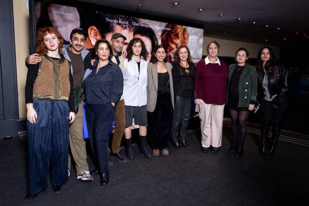 La Petite Cuisine De Mehdi Premiere - Paris AJ Clara Bretheau, Amine Adjina, Hiam Abbass, Younes Boucif and Malika Zerrouki, Agathe Dronne, Horya Benabet, Kenza Lagnaoui and Inès Boukhelifa attends the premiere of ‘ La Petite Cuisine de Mehdi ’ held at UGC Les Halles cinema, in Paris, France on December 8, 2025. Photo by Alexis Jumeau ABACAPRESS.COM Paris France  Copyright: xJumeauxAlexis ABACAx