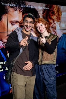 La Petite Cuisine De Mehdi Premiere - Paris AJ Younes Boucif and Clara Bretheau attends the premiere of ‘ La Petite Cuisine de Mehdi ’ held at UGC Les Halles cinema, in Paris, France on December 8, 2025. Photo by Alexis Jumeau ABACAPRESS.COM Paris France  Copyright: xJumeauxAlexis ABACAx