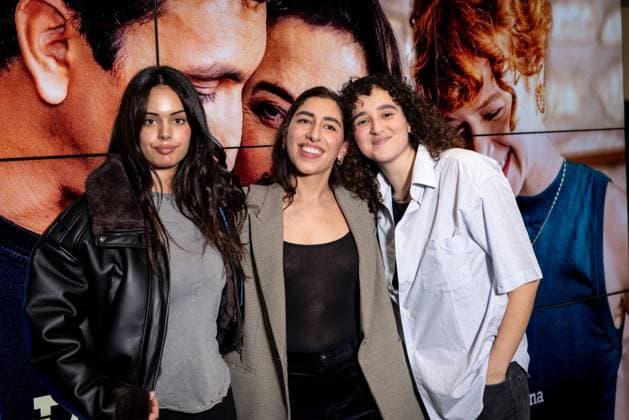 La Petite Cuisine De Mehdi Premiere - Paris AJ Horya Benabet, Kenza Lagnaoui and Inès Boukhelifa attends the premiere of ‘ La Petite Cuisine de Mehdi ’ held at UGC Les Halles cinema, in Paris, France on December 8, 2025. Photo by Alexis Jumeau ABACAPRESS.COM Paris France  Copyright: xJumeauxAlexis ABACAx