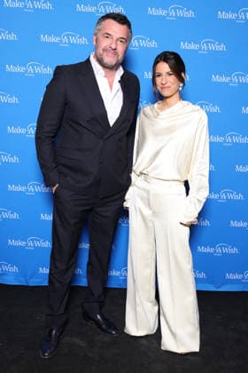 Exclusive - Make a Wish Gala - Paris Exclusive - Arnaud Ducret and Helene Mannarino attends Make a Wish Gala in Paris, France on December 08, 2025. Photo by Jerome Domine ABACAPRESS.COM France  Copyright: xDominexJerome ABACAx