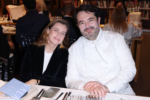 Exclusive - Make a Wish Gala - Paris Exclusive - Jean-François Piege and his wife Elodie Piege attends Make a Wish Gala in Paris, France on December 08, 2025. Photo by Jerome Domine ABACAPRESS.COM France  Copyright: xDominexJerome ABACAx