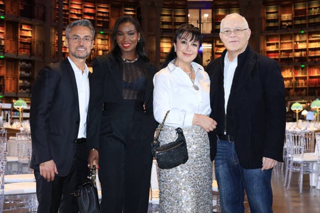 Exclusive - Make a Wish Gala - Paris Exclusive - Jeremy Medjana and his wife, Boris Lelchitski and Yelena Lelchitski attends Make a Wish Gala in Paris, France on December 08, 2025. Photo by Jerome Domine ABACAPRESS.COM France  Copyright: xDominexJerome ABACAx