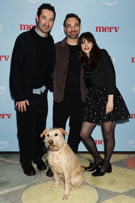 Screening of Merv at the Crosby St Hotel Featuring: Elias Weiss Friedman The Dogist , Charlie Cox, Gus, Zooey Deschanel Where: New York, New York, United States When: 08 Dec 2025 Credit: Dave Allocca Starpix INSTARimages EDITORIAL USE ONLY. NOT FOR USE BY NEWSPAPERS BASED IN THE UK. Copyright: xx instar55325593