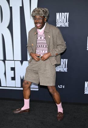 ˜Marty Supreme™ Los Angeles Premiere Tyler The Creator arriving to the Los Angeles premiere of Marty Supreme™ at the Samuel Goldwyn Theater on December 8, 2025 in Beverly Hills, Ca. Beverly Hills Samuel Goldwyn Theater California USA Copyright: xLisaxOConnor xAFF-USA.COMx