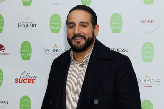 Fou de Patisserie Awards ceremony at the Madeleine theatre Celebrity arrivals on the red carpet Ceremonie des Trophees Fou de Patisserie au theatre de la Madeleine Arrivees des celebrites sur le tapis rouge Mohamed Cheikh 451371 2025 12 08 Paris France  Copyright: xSebastienxFremontx xStarfacex STAR_451371_037