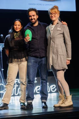 Fou de Patisserie Awards ceremony at the Madeleine theatre Ceremonie des Trophees Fou de Patisserie au theatre de la Madeleine Prix de la Creation Boulangere Julien Cantenot Atelier P1 451373 2025 12 08 Paris France  Copyright: xSebastienxFremontx xStarfacex STAR_451373_014
