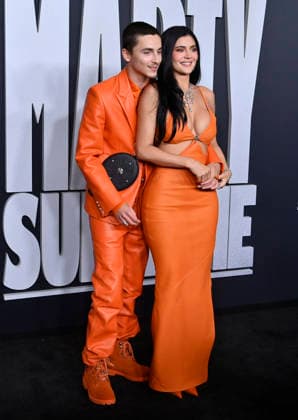 Cast member Timothee Chalamet and Kylie Jenner attend the special screening of the motion picture sports drama Marty Supreme at the Samuel Goldwyn Theater in Beverly Hills, California on Monday, December 8, 2025. Storyline: Marty Mauser, a young man with a dream no one respects, goes to hell and back in pursuit of greatness.  LAP20251208807 JIMxRUYMEN