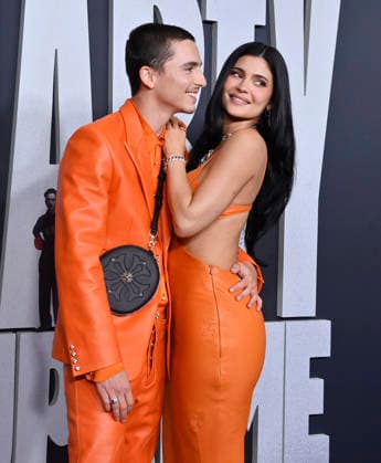 Cast member Timothee Chalamet and Kylie Jenner attend the special screening of the motion picture sports drama Marty Supreme at the Samuel Goldwyn Theater in Beverly Hills, California on Monday, December 8, 2025. Storyline: Marty Mauser, a young man with a dream no one respects, goes to hell and back in pursuit of greatness.  LAP20251208809 JIMxRUYMEN