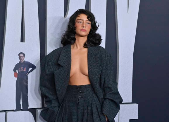 Cast member Odessa A zion attend the special screening of the motion picture sports drama Marty Supreme at the Samuel Goldwyn Theater in Beverly Hills, California on Monday, December 8, 2025. Storyline: Marty Mauser, a young man with a dream no one respects, goes to hell and back in pursuit of greatness.  LAP20251208824 JIMxRUYMEN