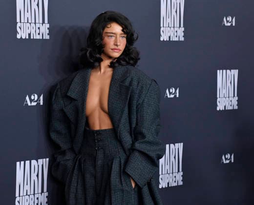 Cast member Odessa A zion attend the special screening of the motion picture sports drama Marty Supreme at the Samuel Goldwyn Theater in Beverly Hills, California on Monday, December 8, 2025. Storyline: Marty Mauser, a young man with a dream no one respects, goes to hell and back in pursuit of greatness.  LAP20251208825 JIMxRUYMEN