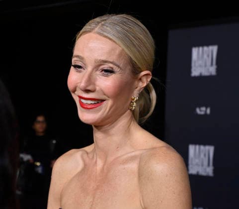 Cast member Gwyneth Paltrow attends the special screening of the motion picture sports drama Marty Supreme at the Samuel Goldwyn Theater in Beverly Hills, California on Monday, December 8, 2025. Storyline: Marty Mauser, a young man with a dream no one respects, goes to hell and back in pursuit of greatness.  LAP20251208829 JIMxRUYMEN