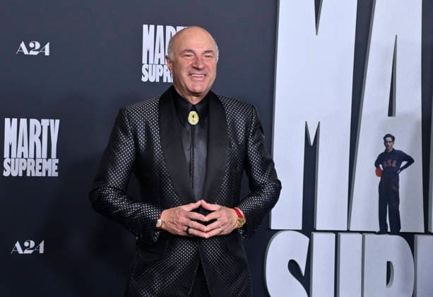 Cast member Kevin O Leary attends the special screening of the motion picture sports drama Marty Supreme at the Samuel Goldwyn Theater in Beverly Hills, California on Monday, December 8, 2025. Storyline: Marty Mauser, a young man with a dream no one respects, goes to hell and back in pursuit of greatness.  LAP20251208836 JIMxRUYMEN