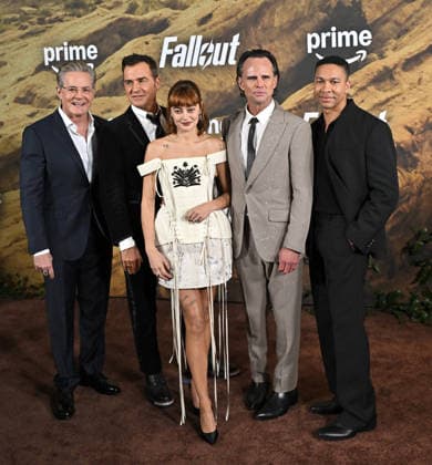 ˜Fallout™ Season 2 Premiere Kyle MacLachlan, Justin Theroux, Ella Purnell, Walton Goggins and Aaron Moten arriving to Amazon Prime Video™s Fallout™ season 2 premiere held at the Academy Museum of Motion Pictures on December 8, 2025 in Los Angeles, Ca. Los Angeles Academy Museum of Motion Pictures California USA Copyright: xStarbuck AFF-USA.COMx
